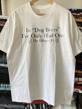 Dog Years Washed White Tee